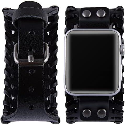 VIIVY VIYIV Луксозен Дизайнерски каишка за часовник, който е съвместим с каишка на Apple Watch 45 мм 44 мм 42 мм за мъже