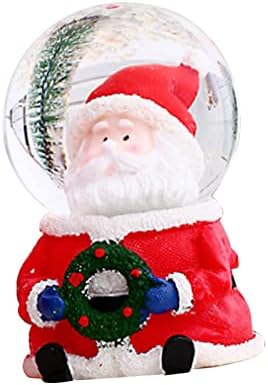 Коледен Кристална Топка, което променя Цветът на Лампата се Захранва От Батерия Изискан Здрав Коледен Глобус с Подсветка