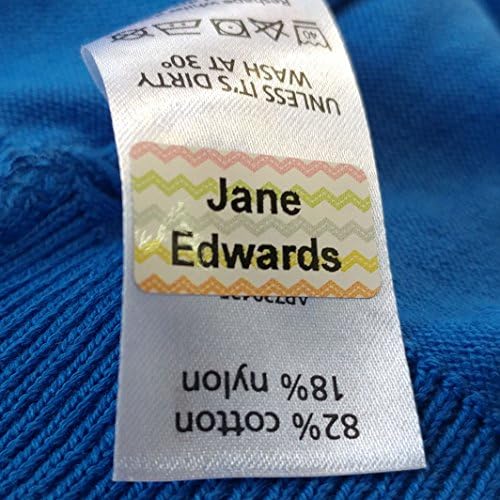 Големи етикети с имена на дрехи Stick 'n Wash - Нито шиене, нито гладене - просто залепете! (60 на Етикети)