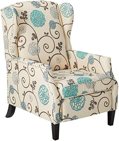 GDFStudio Westeros Традиционното тканевое стол с възможност за сгъване на облегалката (бяло и синьо в цветенце)