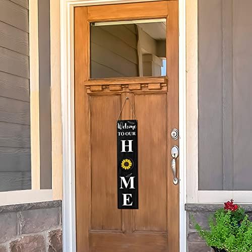 Преносимото Знак на Поздрав от Синтепона за входната врата, Двупосочен Вертикален Знак Поздрави на вратата с 12 Сезонни Икони