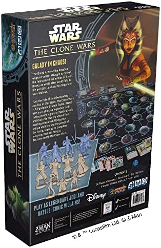 Настолна игра Star Wars The Clone Wars | Система Пандемия | Тактически стратегическа игра за възрастни и за тийнейджъри | Възраст 14 + | 1-5 играчи | Средно време на игра 60 минути | Н