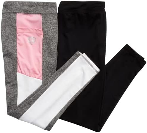 Активни Гамаши Body Glove за момичета – 2 опаковки спортни панталони за йога упражнения в салона (7-12)