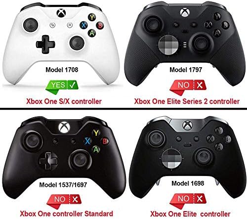 Екстремни Черни Дръжки за палците + Сменяеми Бутони на контролера на Xbox One S, Xbox One X
