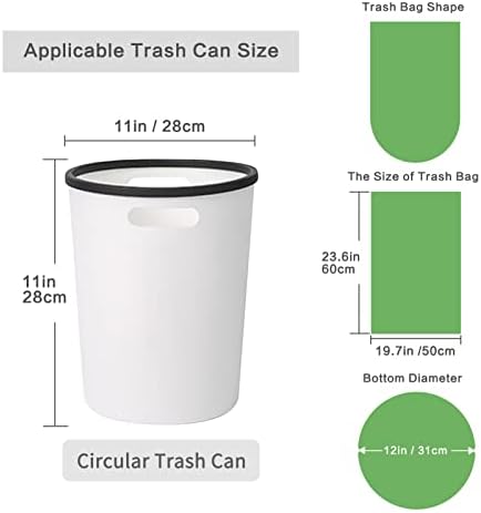 Toplive Торба за боклук, 4 Литра На 100 Грама Торба За отпадъци Биоразградими Компостируемые Торби за Боклук с