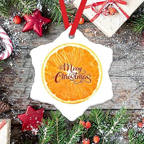 Оранжеви Плодови Коледна Украса за деца, Пресни Плодове, за Украса на Коледната Елха, за Подарък, за Спомен, Оранжево