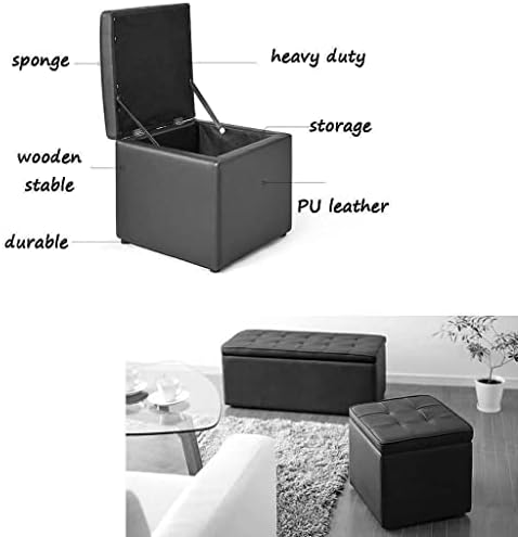 Универсален Обикновен Стол, Пейка За Замяна на Обувки от Изкуствена Кожа, Меки Квадратен Креативен Модерен