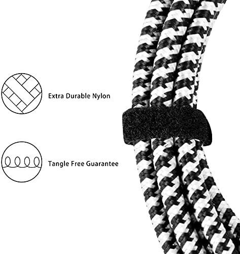 EASTROCK 1/4 инчов Китара Инструментален кабел 10 метра под прав ъгъл към преките яке от Твидовой тъкан Китара