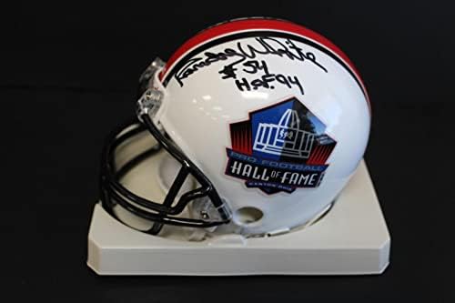 Мини-Каска с Автограф На Лили Ранди Уайт HOF Mini Helmet Autograph Auto PSA/DNA AM17029 - Каски NFL с автограф