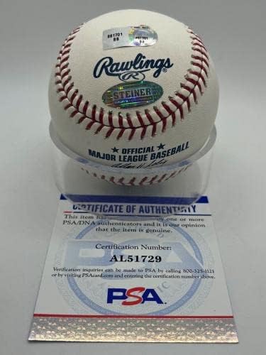 Джейсън Бей 04 NL РОЙ Питсбърг Пайрэтс Подписа Автограф OMLB Baseball PSA ДНК - Бейзболни топки С Автографи