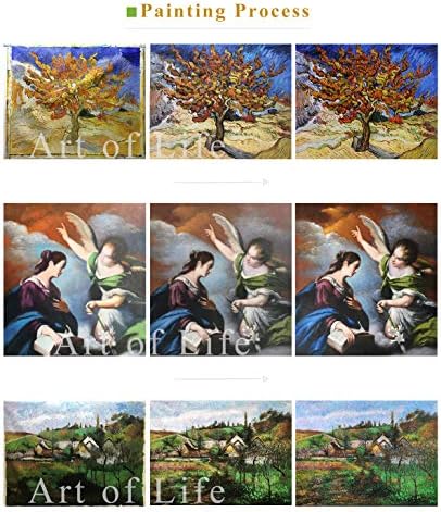$ 80-$ 1500 Ръчно Рисувани Учители, Художествени Академии - 11 Художествени картини Сред планините на Сиера Невада Пейзаж