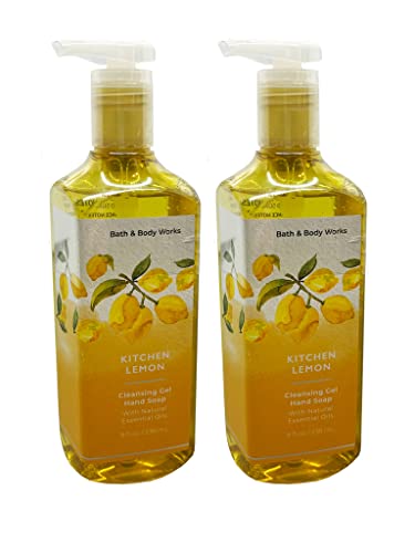 Сапун за ръце с лимон за дълбоко почистване на Bath & Body Works на Kitchen 2 опаковки по 8 унции. (Кухненски