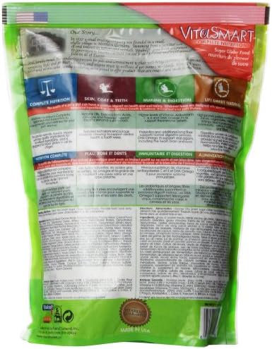Vitakraft Vita системата Smart Sugar Планер Храна - Смес с високо съдържание на протеин, обогатена с важни витамини