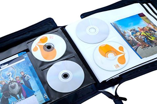 Калъф за съхранение на CD DVD с много широки Титульными листове за дискове Blu Ray Movie Music Media Audio (Лаптоп титуляр