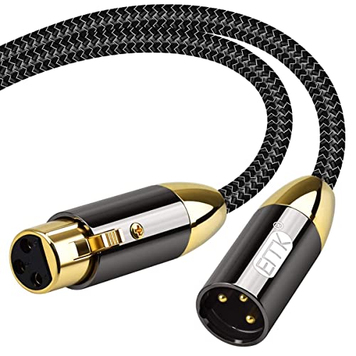 XLR Микрофон, кабел EMK XLR штекерно-XLRженский 3-Пинов Балансиран Behringer смесване конзоли Кабел за слушалки