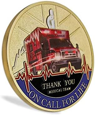 Монета за молитва фелдшер EMT EMS, монета за повикване на лекар, спешна медицинска помощ