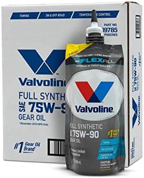 Valvoline Flexfill SAE 75W-90 е Напълно синтетично трансмисионно масло 1 КВ., опаковка 4