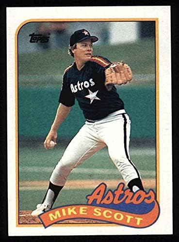 1989 Topps 180 Майк Скот Хюстън Астрос (Бейзболна картичка) NM / MT Astros