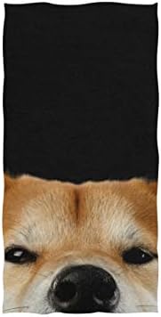 Кърпа за Фитнес От Микрофибър ALAZA, която гледа Куче Shiba-Ин, Бързосъхнеща Гъба За Лице От Пот, За Спорт и Фитнес