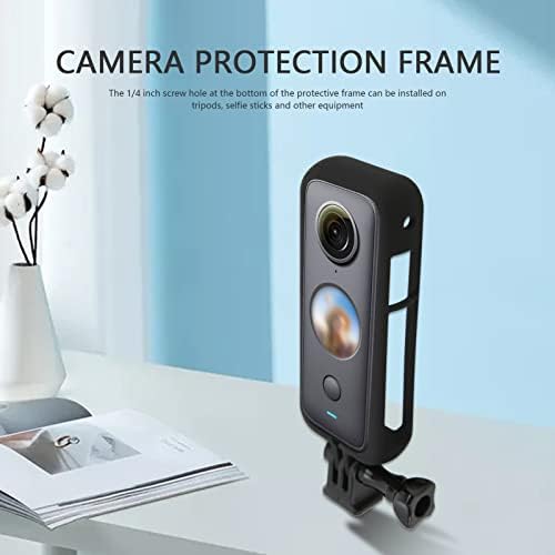 Клетка за камера ASHATA за Insta360 One X2, Устойчив Към Разклаща Защитна Рамка за камера и защитен калъф за
