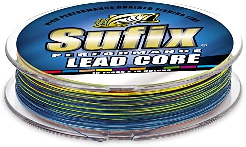 Риболов линия с въдица Sufix Performance Lead Core 100 Ярда (15 кг)