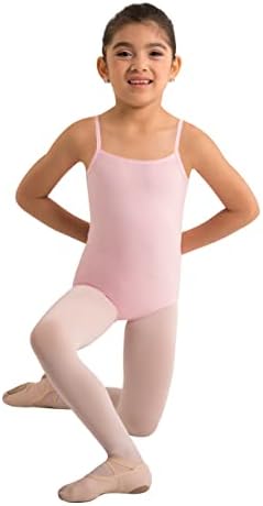 Облекло Clementine за малко момиче, памук топик на спагети презрамки, танц бански костюм на балерина Camio