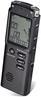 TBIIEXFL Професионален Цифров Аудио Рекордер с гласово активиране, USB-химикалки, Mp3 плейър без загуби, Записване на
