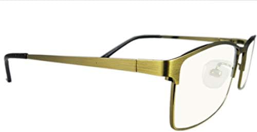 Circleperson Филтър за Сините Лъчи Четец Синя Светлина Блокер очила Очила За Четене Мъжки Извити Линия ... (Мощност четец +