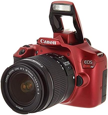 Комплект цифров огледално-рефлексен фотоапарат Canon EOS Rebel T6 с обектив EF-S 18-55 mm f/3.5-5.6 is II (лимитированная