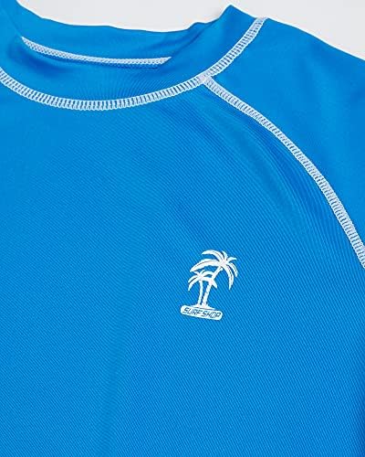 Защита от акне за момчета iXtreme – 2 опаковки UPF 50 + Бързосъхнеща тениска за плуване с защита от слънце и пясък (2T-18)