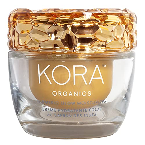 Хидратиращ крем KORA Organics Turmeric Glow | Овлажнява и изсветлява | Сертифицирани Органични | Без жестокост | Многократно