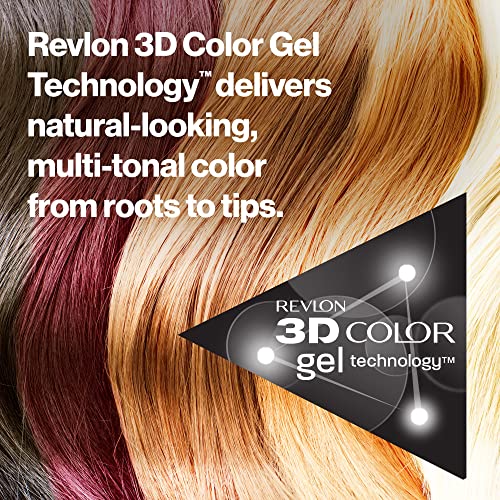 Боя за коса Revlon ColorSilk, 20 парчета кафяво-черен цвят, 1 бр (опаковка от 9 броя)