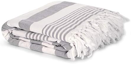 Плажна одеяло Cottonna от луксозен турски памук размер Оверсайз, 80 80, отпред-Пештемаль, отзад-Махровая контур, Покривки