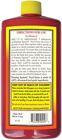 Сос Cole's FS16 Flaming Катерица Seed Sauce, 16 унции
