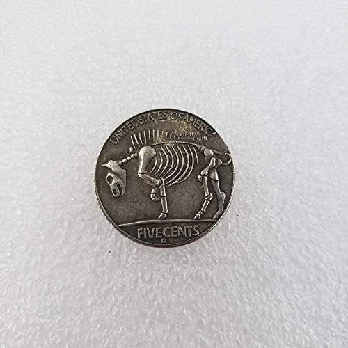 Старинни Занаяти 1936 Скитащи Сребърни монети, Монети, Биволско Копие на Възпоменателни Монети Чуждестранните Монети Колекция
