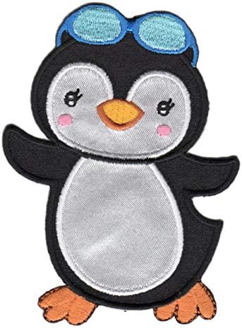 Нашивка с Пингвин Майка, Желязо / Шият - Апликация за деца