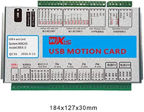 Такса за управление гравировальным машина SHINA Mach3 Breakout Board CNC USB Motion Control Card 2000KH Z