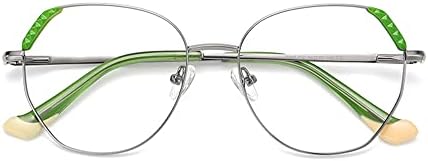 Метални Очила за четене RESVIO за Женски И Мъжки Модни Кв. Ридеров с Кошачьими очи