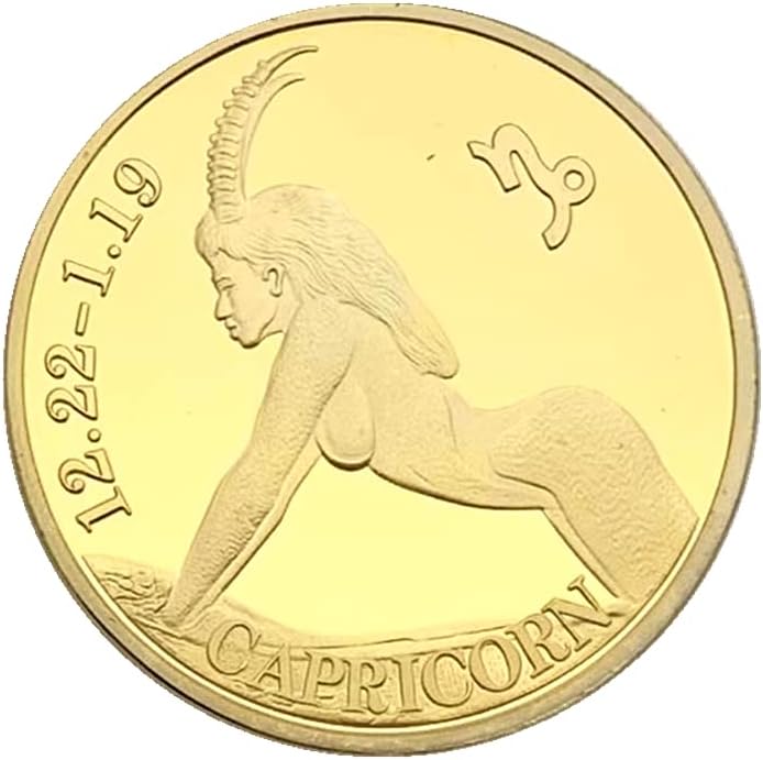 Чужди Дванадесет Съзвездия Златни Възпоменателни монети Козирог Възпоменателни Монети Съзвездие Златни Монети Феята на