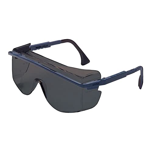Защитни очила UVEX by Honeywell 763-S2500C Astrospec серия 3001 OTG, Черна дограма, прозрачни лещи, противотуманное покритие