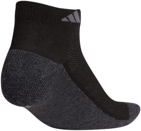 adidas Детски - Чорапи с дълбоко деколте и мека ъглова лента за момчета и момичета (6 двойки)