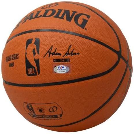 Джери Уест подписа баскетболни PSA копие на Лос Анджелис Лейкърс Сполдинг / Баскетболни топки с ДНК-автограф