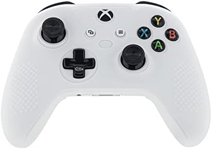 ECHZOVE Силиконов калъф за контролера на Xbox X Series / S, Гумена Обвивка за контролера на Xbox X series / S - Прозрачен