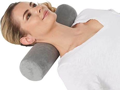 Възглавници от пяна с памет ефект AllSett Health за шийката на матката, Валяк, който Поддържа врата за сън | Възглавница за