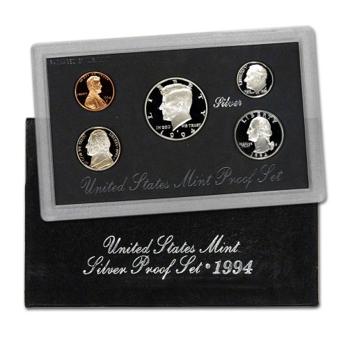 Комплект от пробивного сребро Монетния двор на САЩ, 1994 година на издаване
