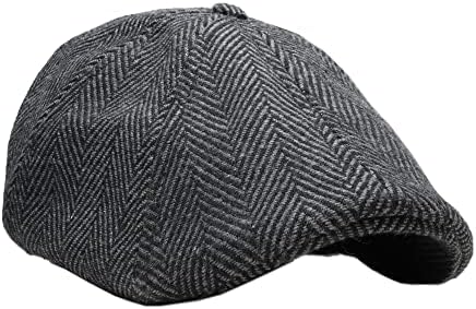 Оригиналната бейзболна шапка Boston Scally - Плоска шапка The Peaky Newsboy - Мъжки Памучен Приталенная шапка с 6 вложки