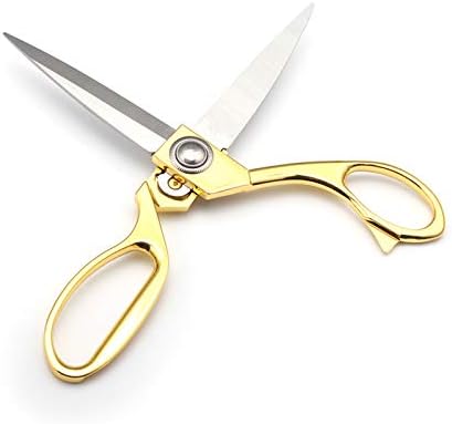 JYTUUL Gold 8Остри Портновские Ножици Тъканни Ножици Кожени Ножици От Неръждаема Стомана Професионални Тежки Ножици