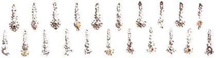 Невероятната колекция Bindi Long Silver Самозалепващи Bindi Дизайнерски/Bollywood Bindis Face Jewels/Сватбени Bindi