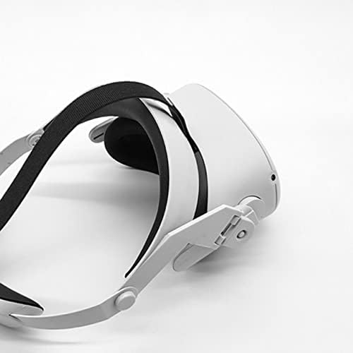 EXCLUZO Регулируема VR Главоболие Каишка лента за глава за Oculus Quest 2 Бели Аксесоари