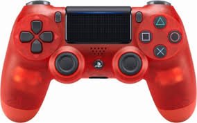 Безжичен контролер DualShock 4 - Червен КРИСТАЛ - PlayStation 4